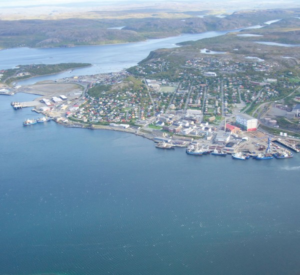 Norway’s Kirkenes port is close to the Russian borders.