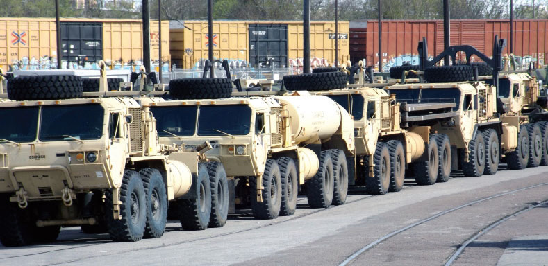 U.S. military cargo movements are taking on increased significance at the Port of Port Arthur, where facility expansion is progressing.