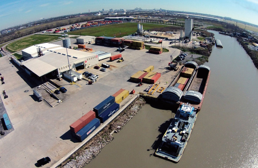 At the Port of Greater Baton Rouge, SEACOR AMH LLC’s container-onbarge operation is gaining industry acceptance since its 2016 inception.