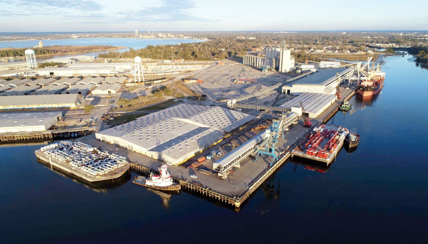 The Port of Lake Charles serves diverse interests from its location on the Calcasieu River Ship Channel.