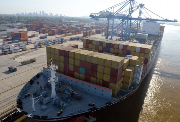 The Port of New Orleans facilities at its Napoleon Avenue Container Terminal.