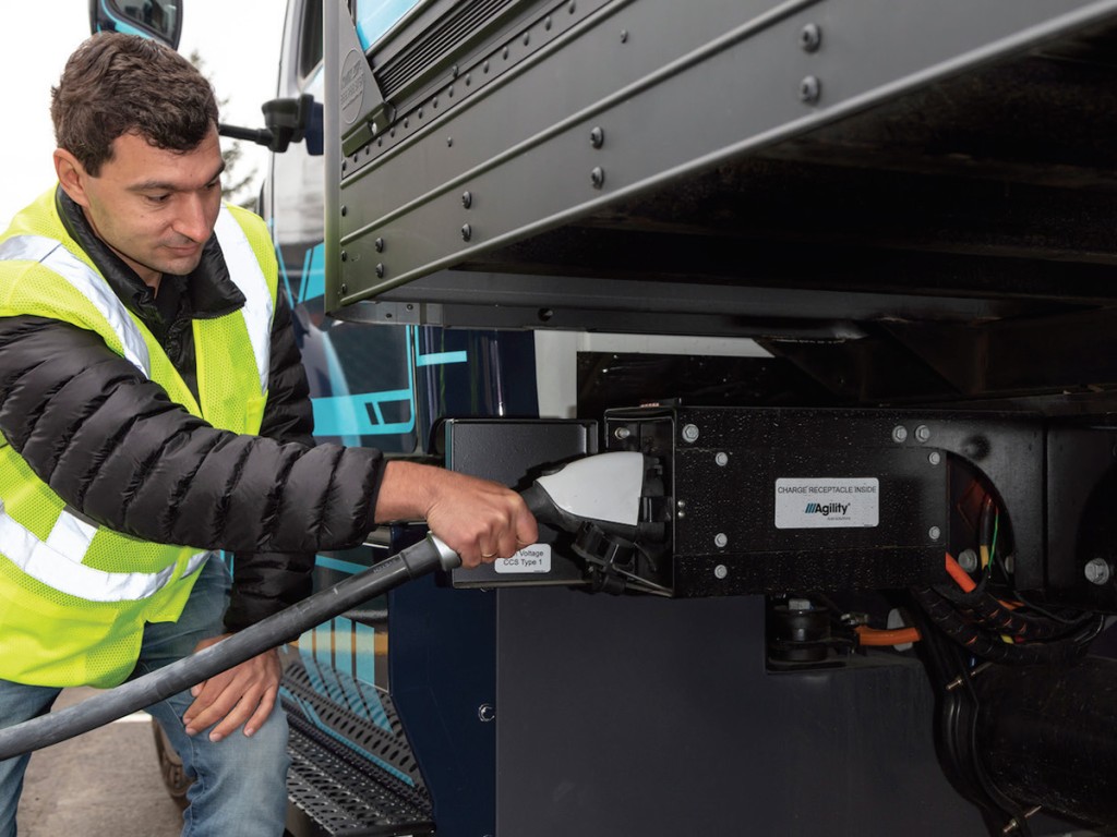 Electric Truck Charging Station