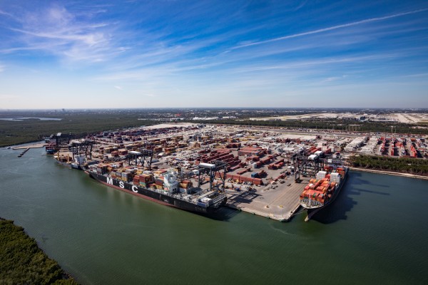 The Southport Container Complex at Port Everglades is site of the largest infrastructure endeavor in the Broward County port’s history.