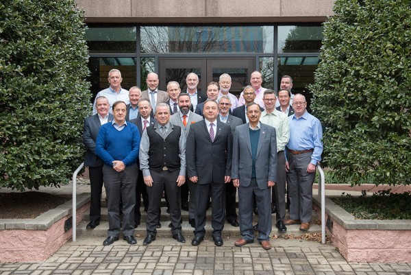 From Left to Right. First Row: Luiz Freitas (IRI Rio), John Sidérais (IRI Piraeus), Ozgur Azik (IRI Istanbul), and Jasbir Jaspal (IRI Reston). Second Row: Joe McKeown (IRI Ft. Lauderdale), Jason Clifton-Samuel (IRI London), Vangelis Moutafis (IRI Piraeus), Michael Manning (IRI Houston), Patrick Horan (IRI Baltimore), and John Taverner (IRI London). Third Row: Marc Verburg (IRI Roosendaal), Brian Bubar (IRI Houston), Simon Bonnett (IRI London), Richard Dias (IRI Hong Kong), and Davis Kong (IRI Ft. Lauderdale). Fourth Row: Brian Poskaitis (IRI Baltimore), Hans Krijger (IRI Roosendaal), Charles McHardy (IRI Houston), Hans Molver (IRI Reston), Dave Wamsley (IRI New York - Downtown), and Jon Maiorine (IRI Baltimore).